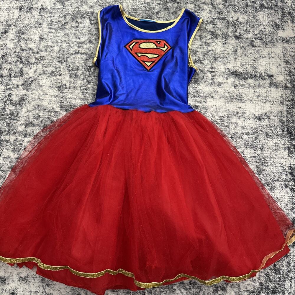 Superman Superwomen Dress Tutu Costume NO CAPE Girl (Size XL 14-16?) Supergirl‎